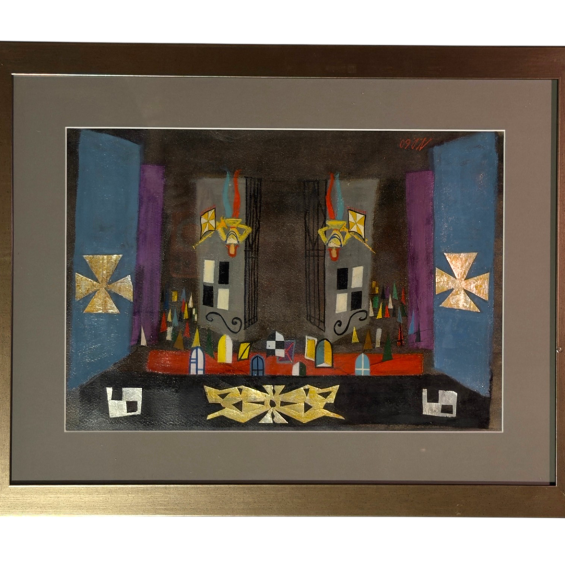 Серия из 12 работ художника Николая Львовича Двигубского (1936–2008)